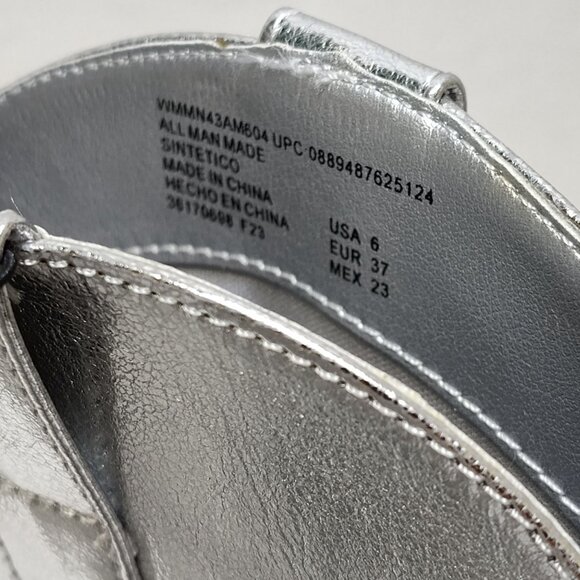 Steve Madden NYC Silver Tall Western Cowgirl Rodeo Boots WMNS US6 Comfort Insole - Picture 8 of 12